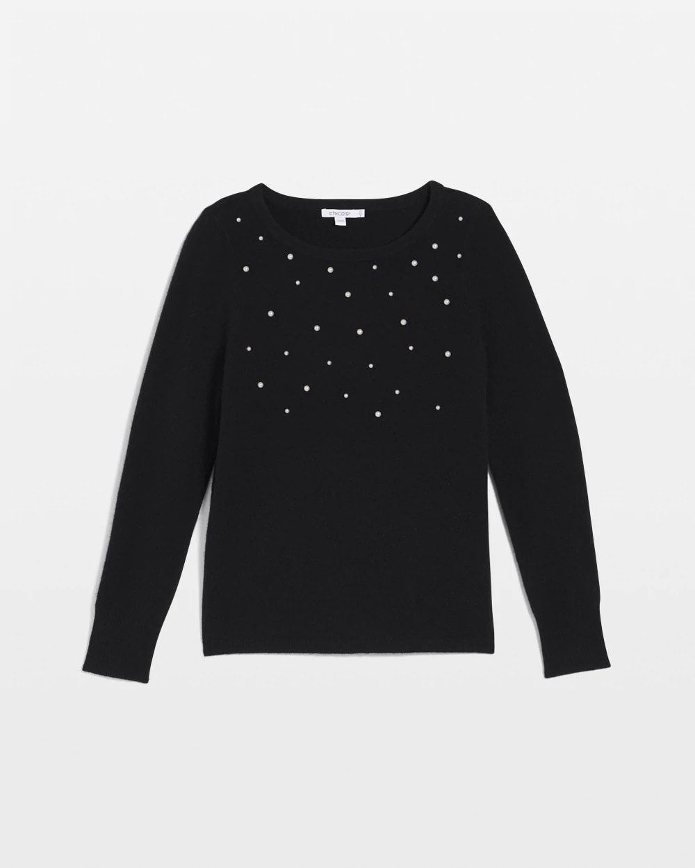 Chico's Clothing Embellished Cashmere Pullover Sweater