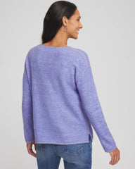 Chico's Clothing Contrast Stitch Detail Pullover