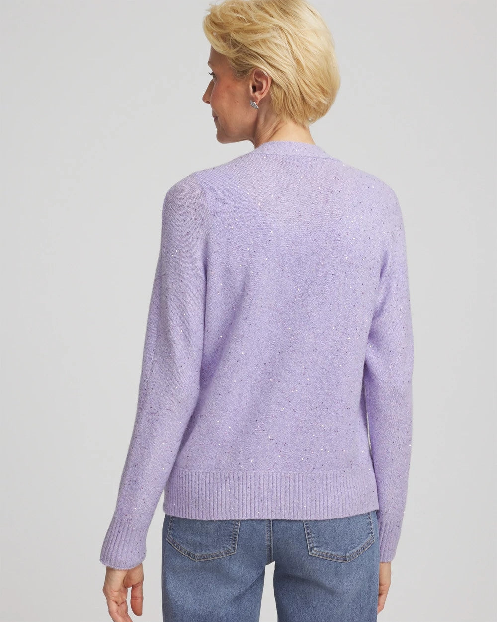 Chico's Clothing Shine Boyfriend Cardigan
