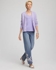 Chico's Clothing Shine Boyfriend Cardigan