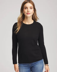 Chico's Clothing Crewneck Cashmere Pullover Sweater