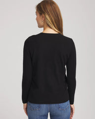Chico's Clothing Crewneck Cashmere Pullover Sweater