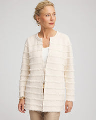 Chico's Clothing Fringe Ottoman Knit Cardigan