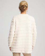 Chico's Clothing Fringe Ottoman Knit Cardigan