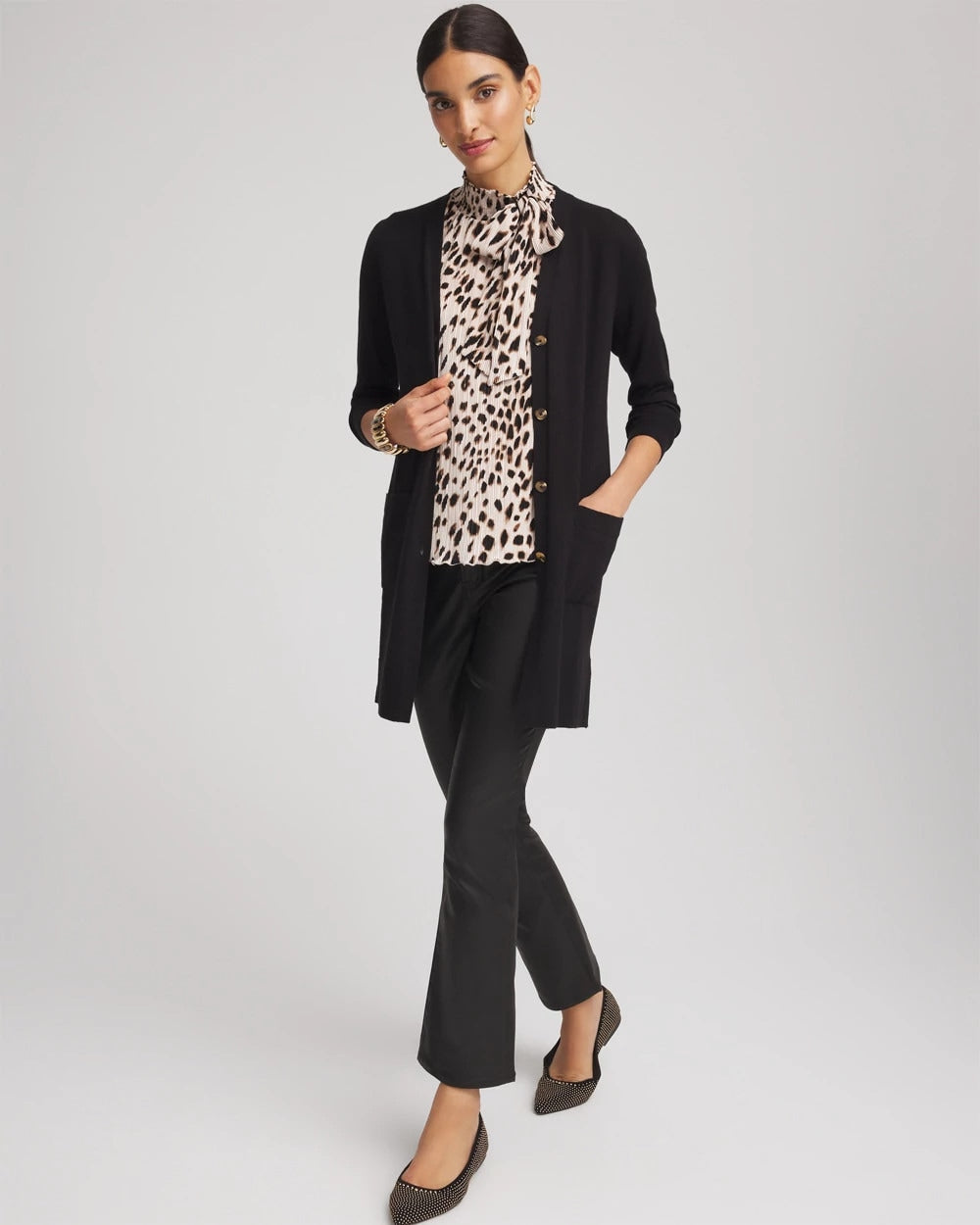 Chico's Clothing Ella Pocketed Cardigan Sweater