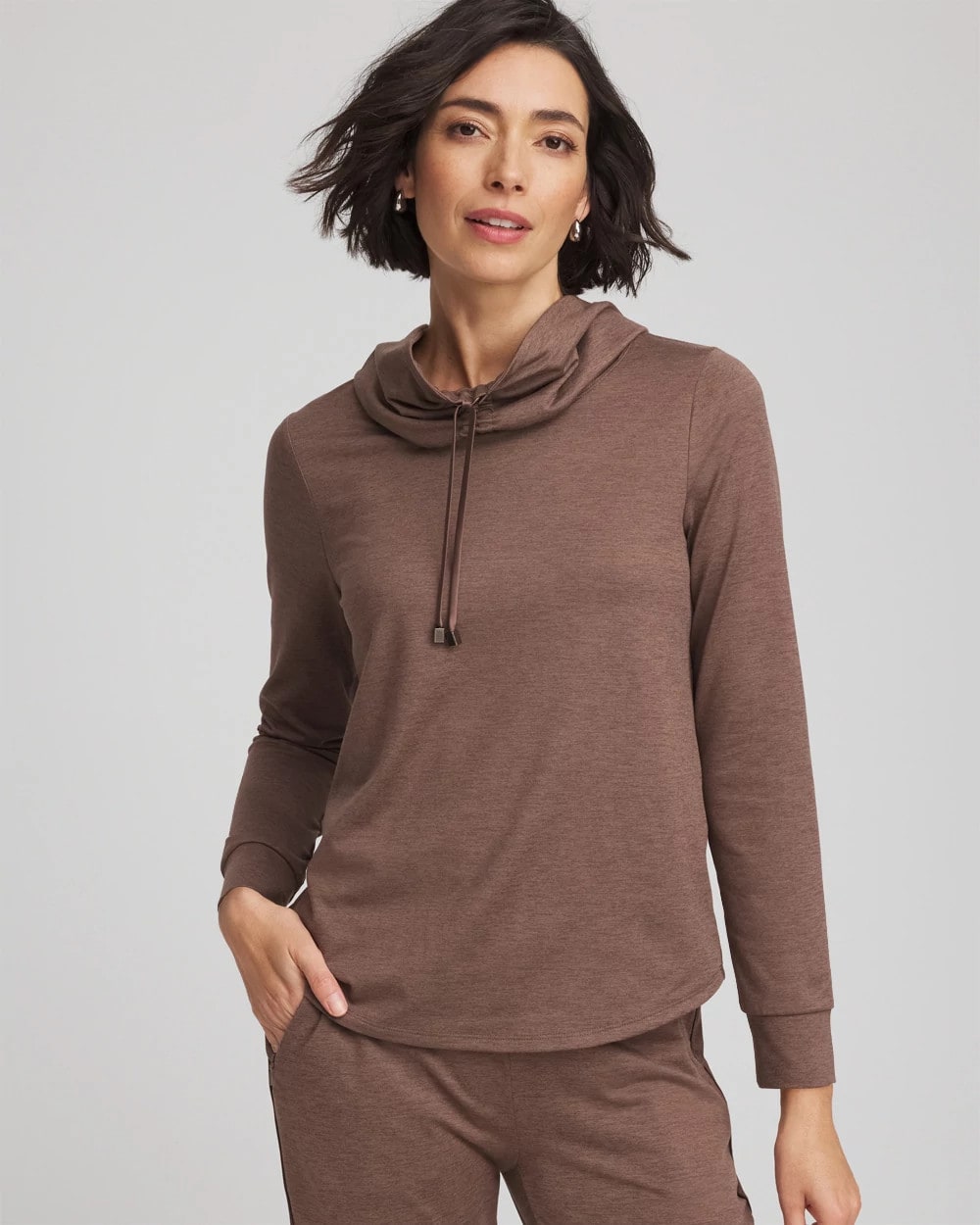 Chico's Clothing Zenergy® Cloud Cowlneck Top