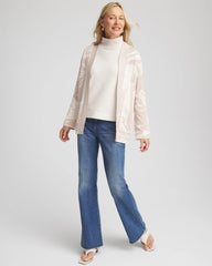 Chico's Clothing Abstract Bloom Cardigan