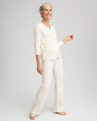 Chico's Clothing Embellished Crewneck Cardigan