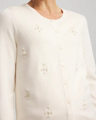 Chico's Clothing Embellished Crewneck Cardigan