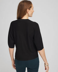 Chico's Clothing Dolman Sleeve Crew Neck Pullover Sweater