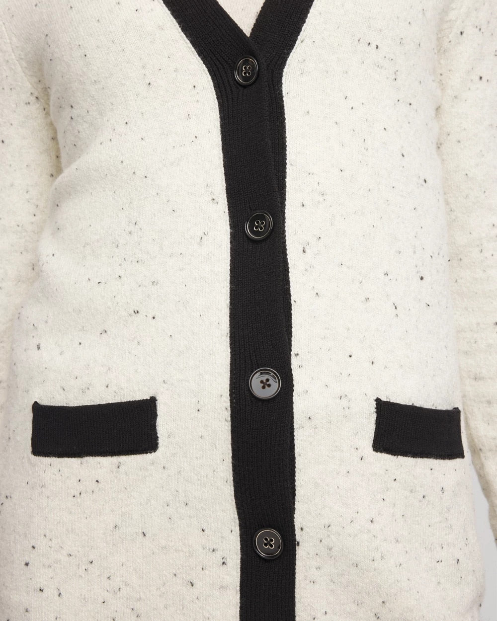 Chico's Clothing Tipped Lady Jacket Cardigan