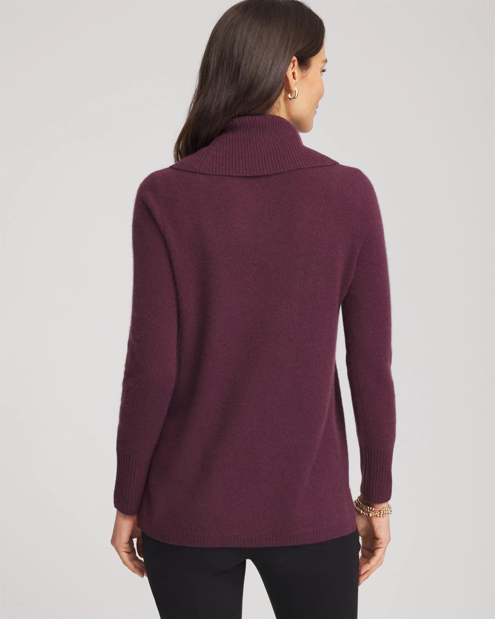 Chico's Clothing Cowlneck Cashmere Pullover Tunic