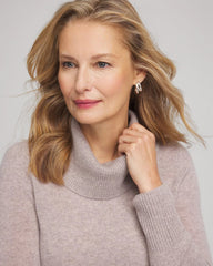 Chico's Clothing Cowlneck Cashmere Pullover Tunic