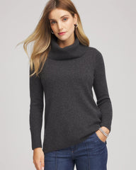 Chico's Clothing Cowlneck Cashmere Pullover Tunic
