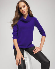 Chico's Clothing Cowlneck Cashmere Pullover Tunic
