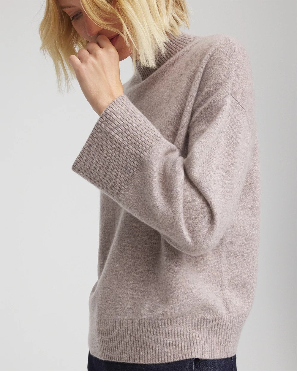 Chico's Clothing Cashmere Mockneck Sweater