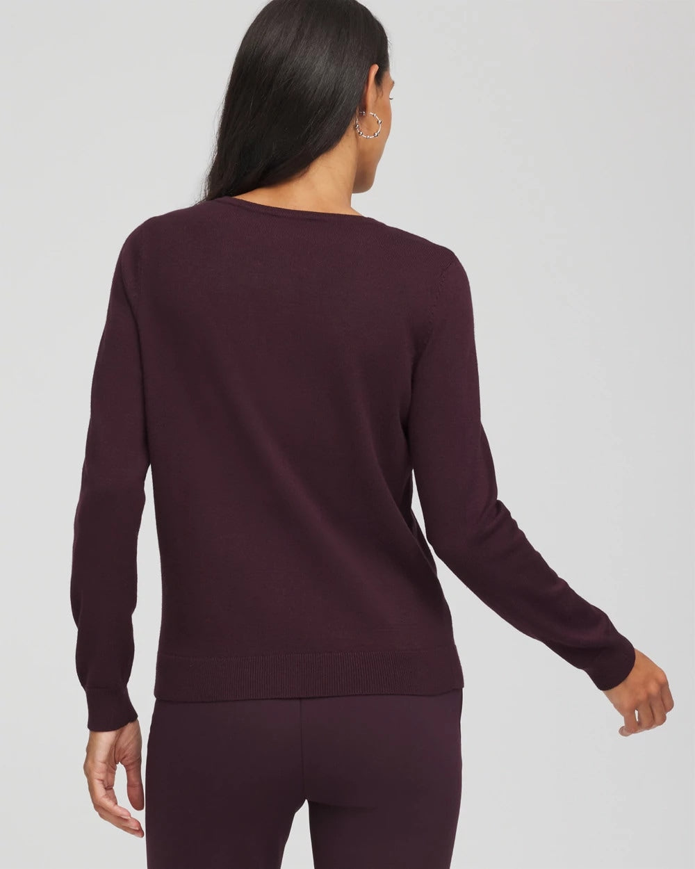 Chico's Clothing Embellished Crewneck Cardigan