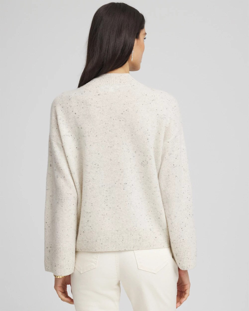 Chico's Clothing Cashmere Mockneck Sweater