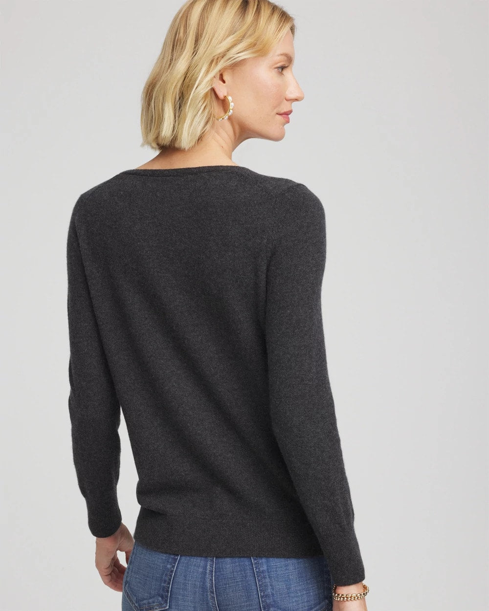 Chico's Clothing Relaxed V-Neck Cashmere Sweater