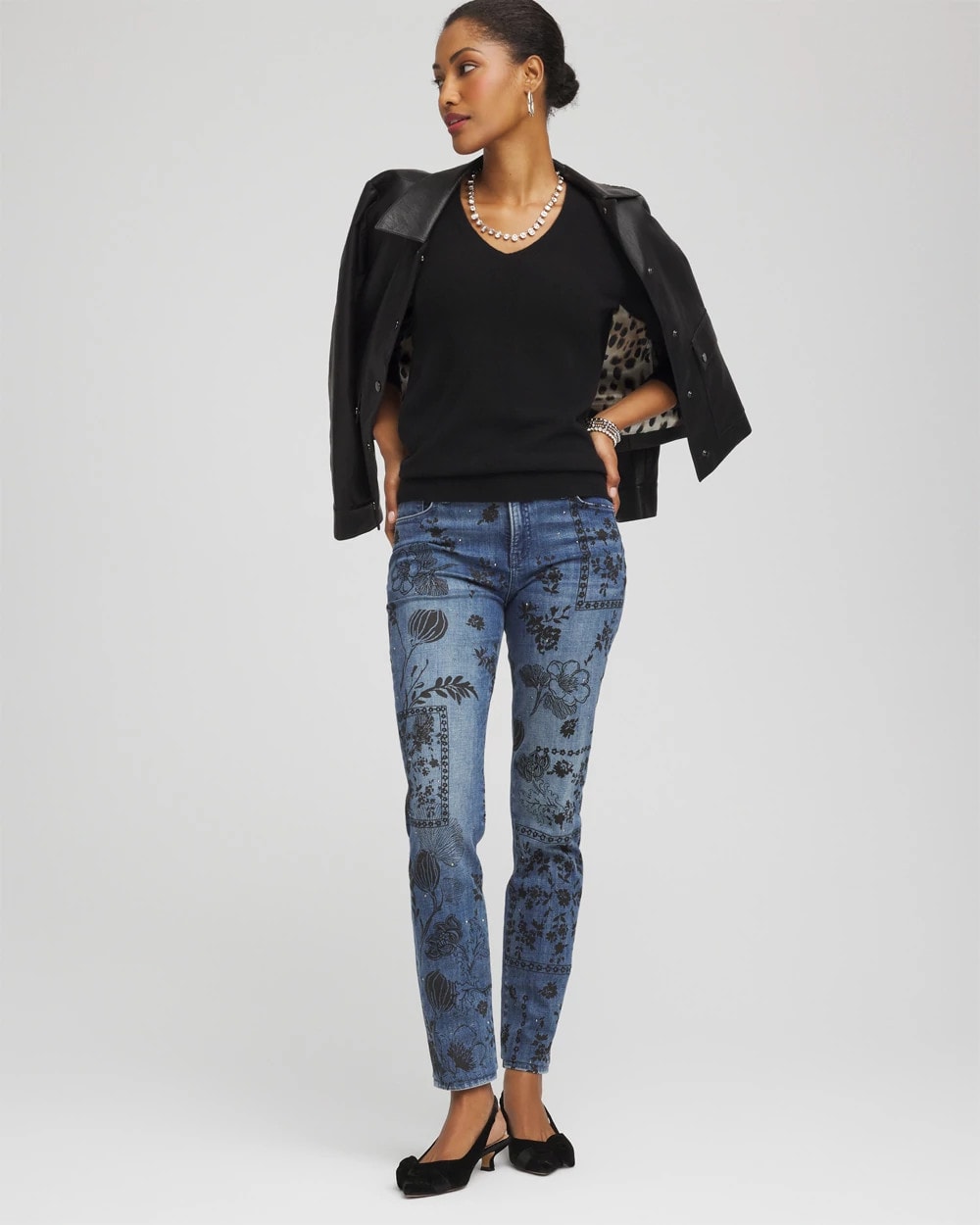 Chico's Clothing Relaxed V-Neck Cashmere Sweater