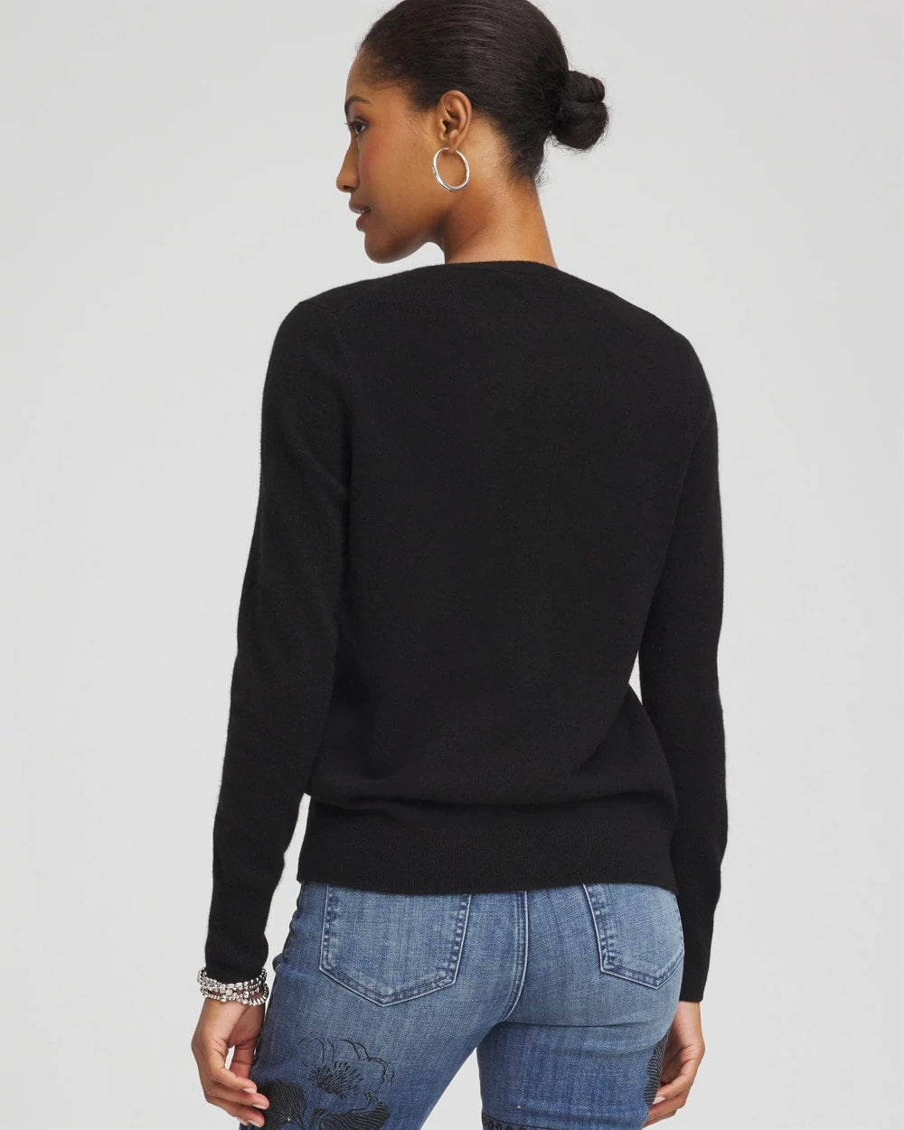 Chico's Clothing Relaxed V-Neck Cashmere Sweater