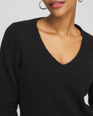 Chico's Clothing Relaxed V-Neck Cashmere Sweater