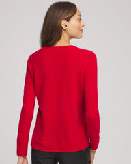 Chico's Clothing Crewneck Cashmere Pullover Sweater
