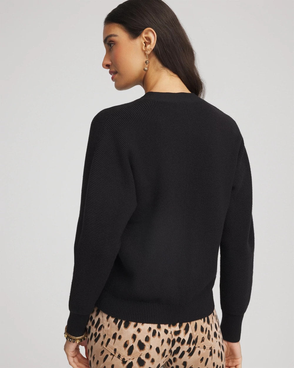Chico's Clothing Relaxed-Fit Button-Front Cardigan