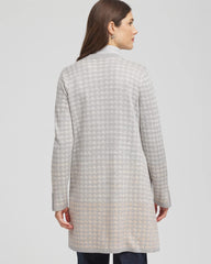 Chico's Clothing Metallic Herringbone Cardigan