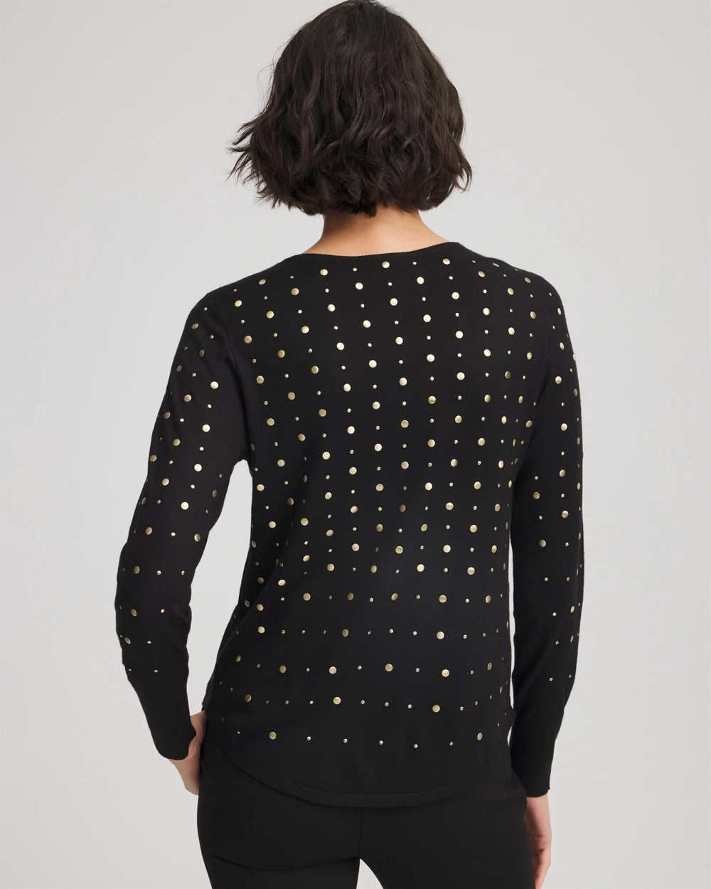 Chico's Clothing Ella Embellished Pullover Sweater