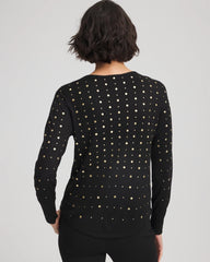 Chico's Clothing Ella Embellished Pullover Sweater