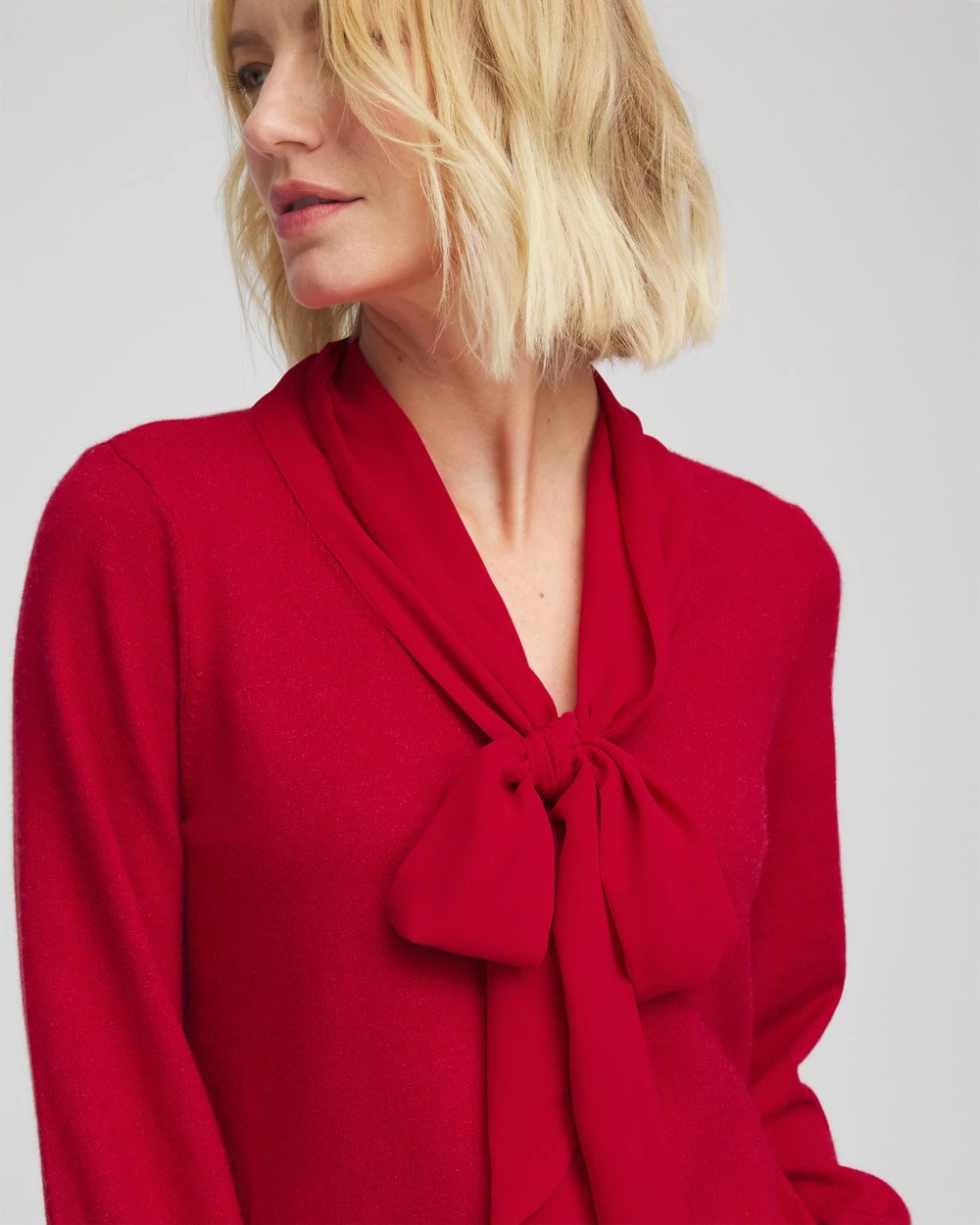 Chico's Clothing Bow-Detailed Sweater