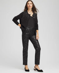 Chico's Clothing Ombré Rhinestone Cardigan