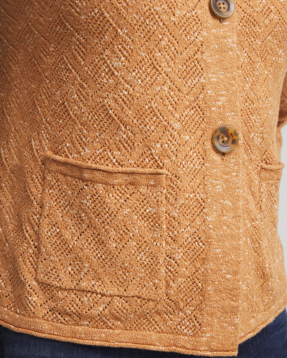 Chico's Clothing Tweed Cropped Sweater