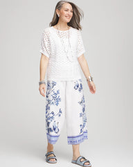 Chico's Clothing Dolman Pointelle Sweater