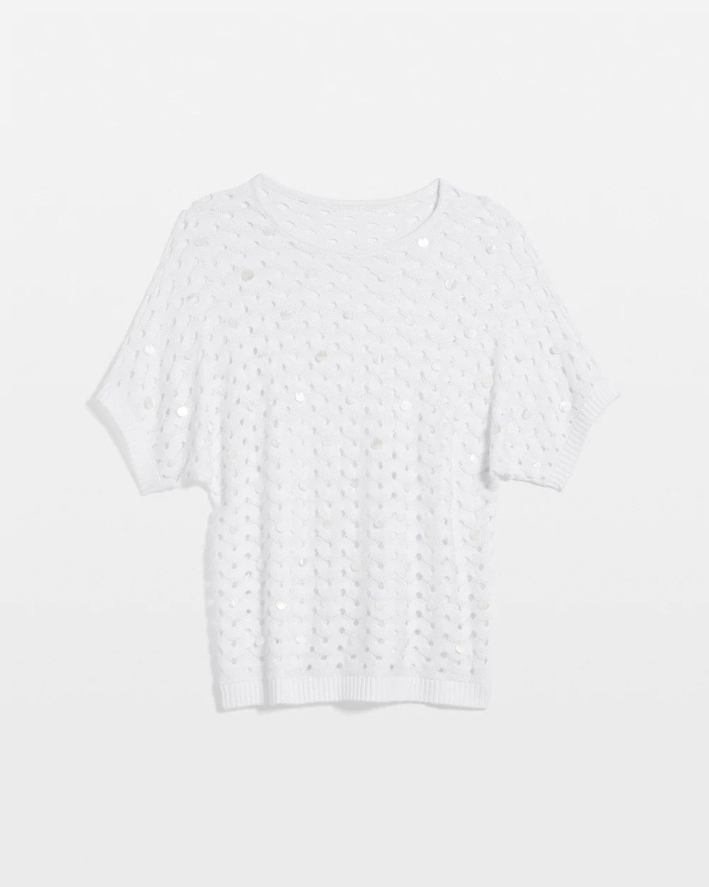 Chico's Clothing Dolman Pointelle Sweater