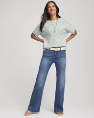 Chico's Clothing Textured Dolman Pullover Sweater