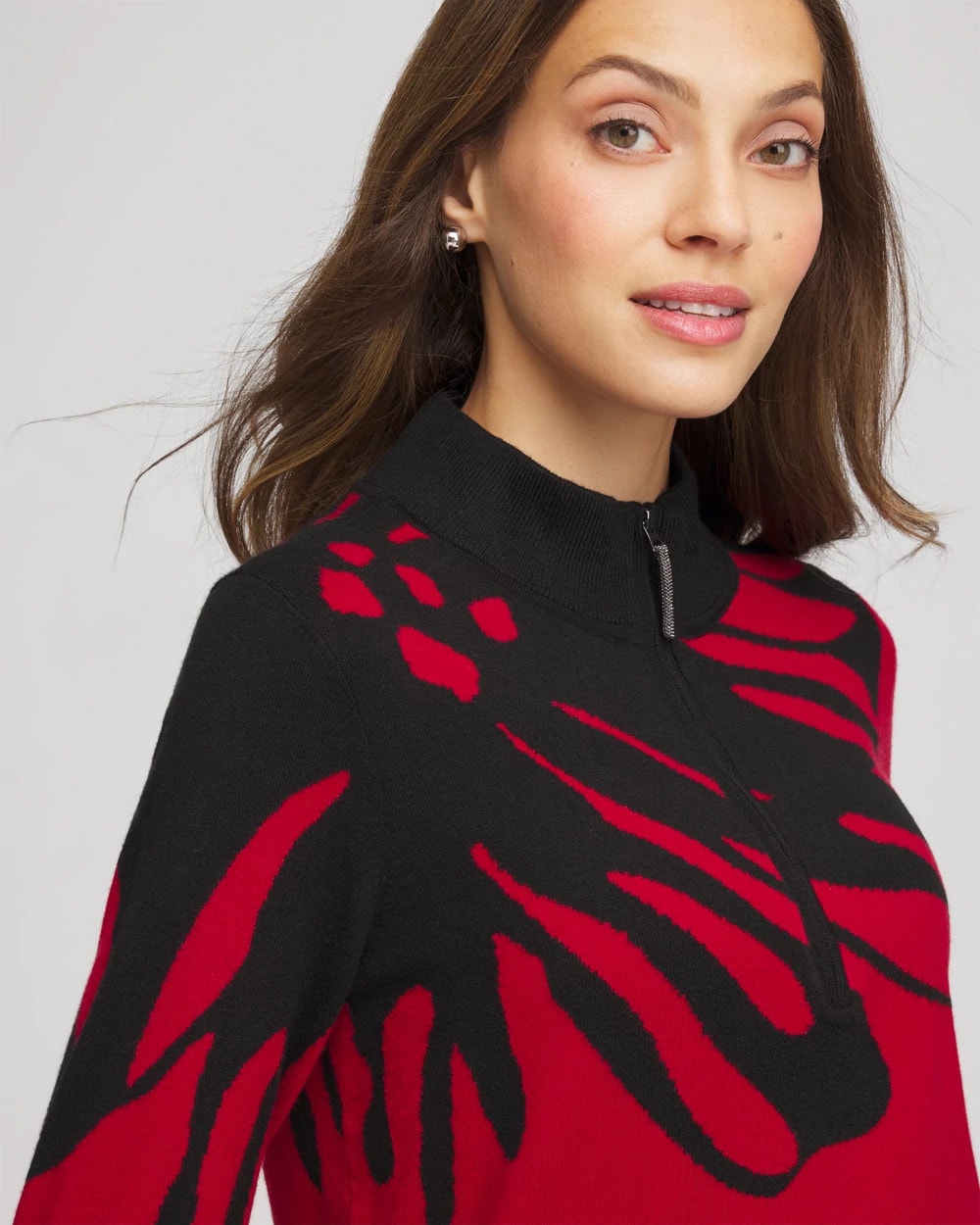 Chico's Clothing Zenergy® Luxe Printed Pullover Top