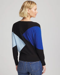 Chico's Clothing Ella Dolman Intarsia Pullover Sweater