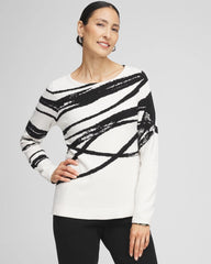 Chico's Clothing Zenergy® Luxe Jaquard Pullover