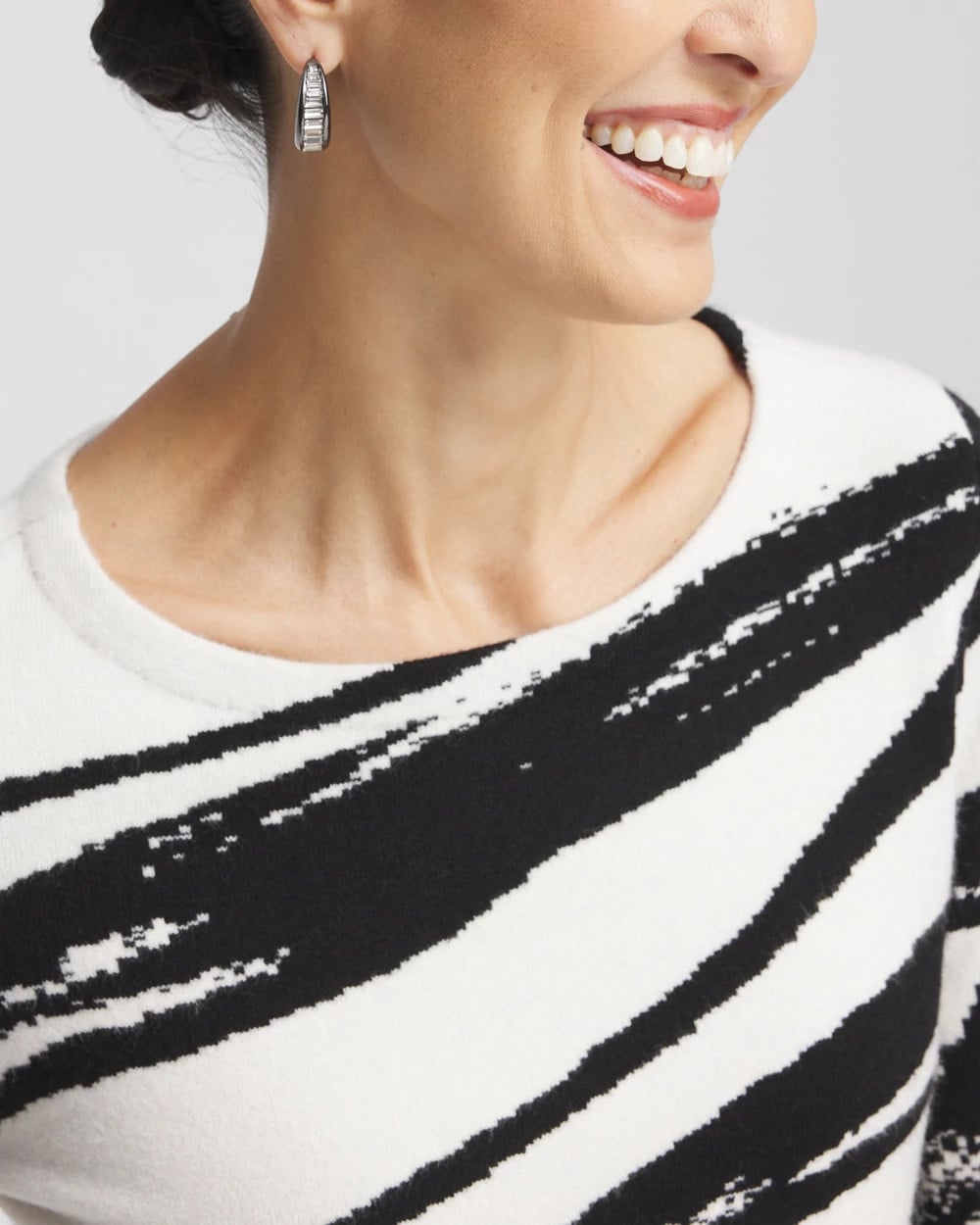 Chico's Clothing Zenergy® Luxe Jaquard Pullover