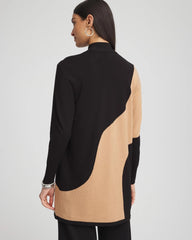 Chico's Clothing Intarsia Colorblock Cardigan