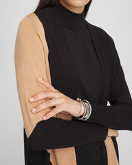 Chico's Clothing Intarsia Colorblock Cardigan
