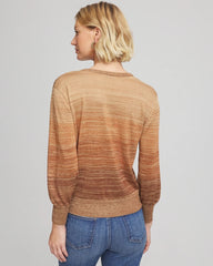 Chico's Clothing Ombre Metallic Pullover Sweater