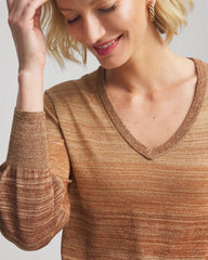 Chico's Clothing Ombre Metallic Pullover Sweater