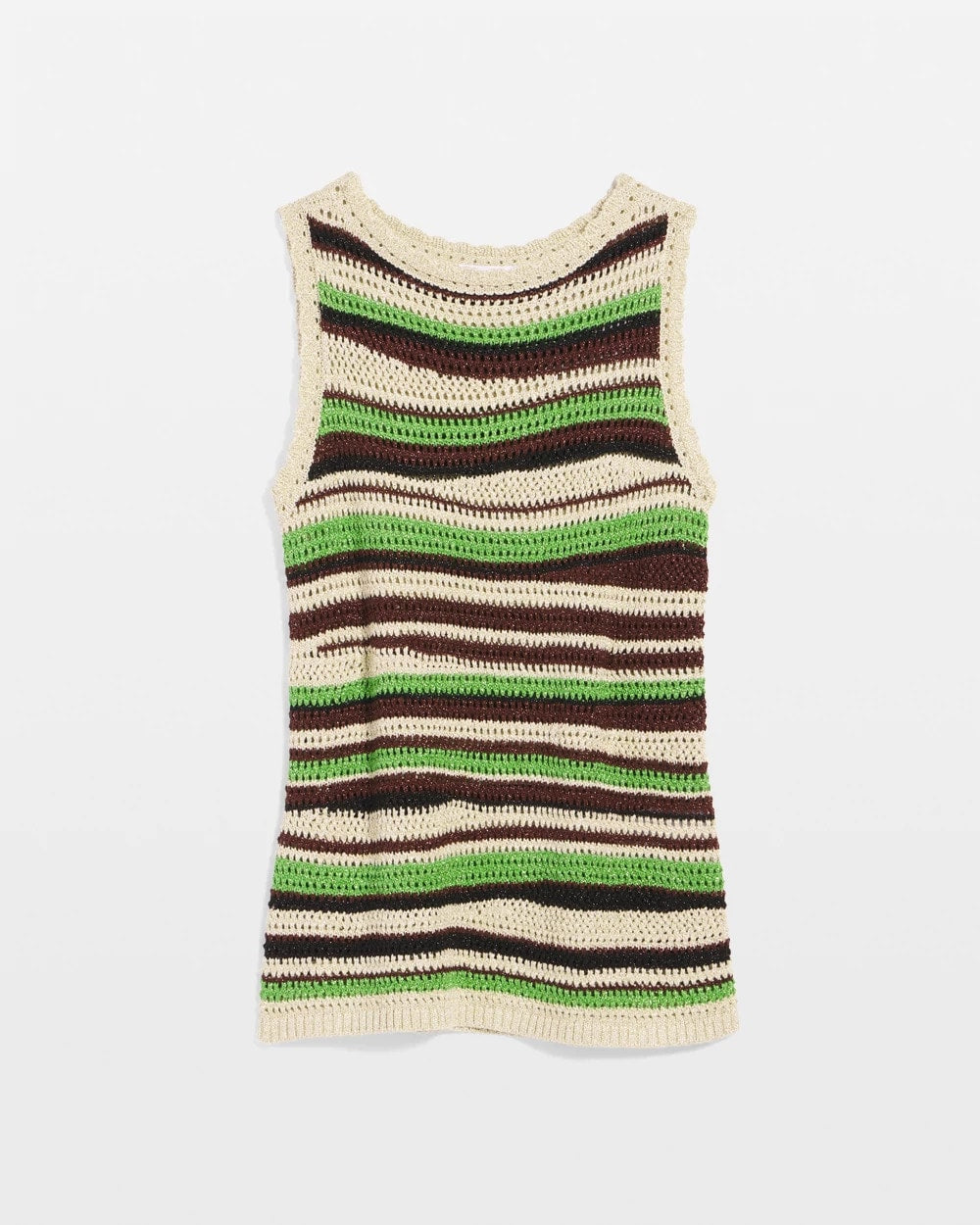 Chico's Clothing Contemporary Striped Sweater Tank