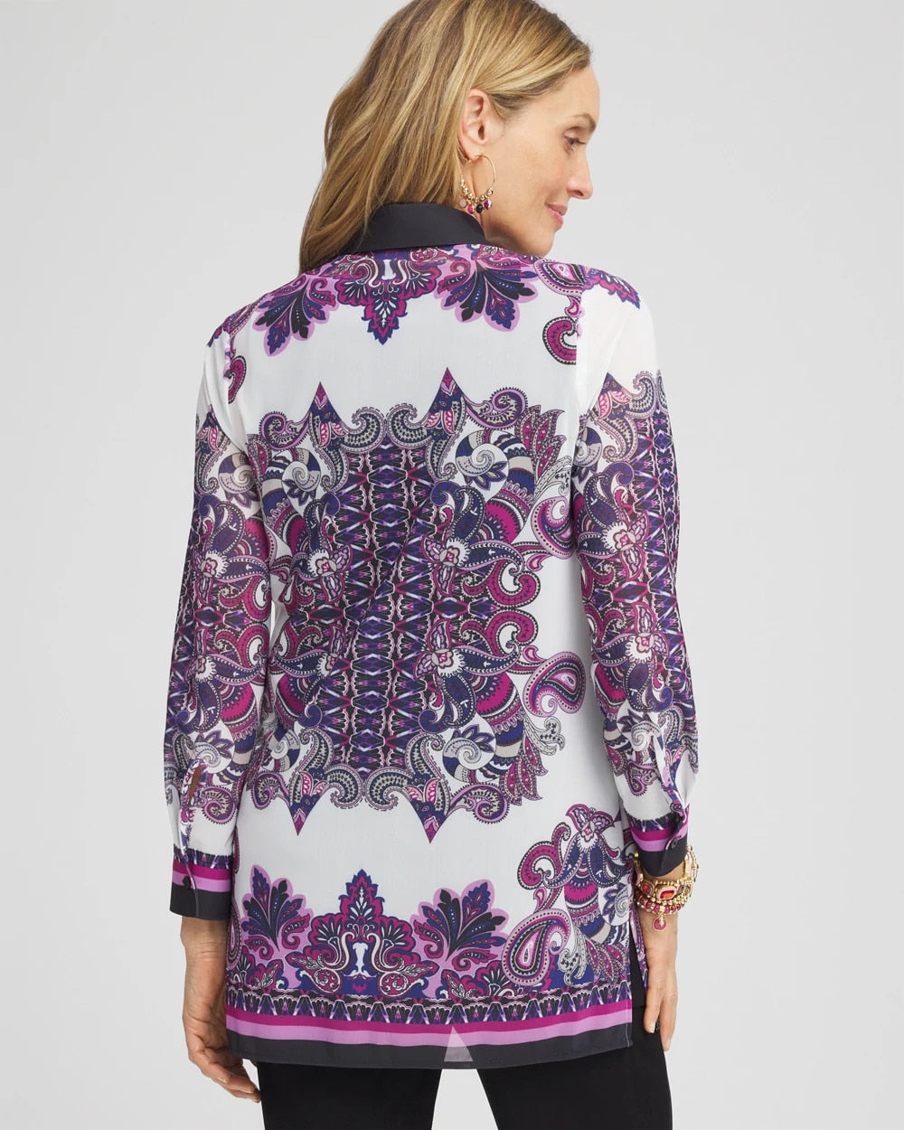 Chico's Clothing Travelers™ Collection Mesh Shirt Jacket