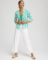 Chico's Clothing Polka-Dot Summer Romance Short Cardigan