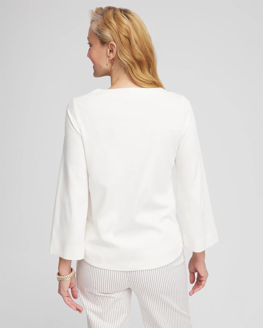 Chico's Clothing Soutache Stitch Top