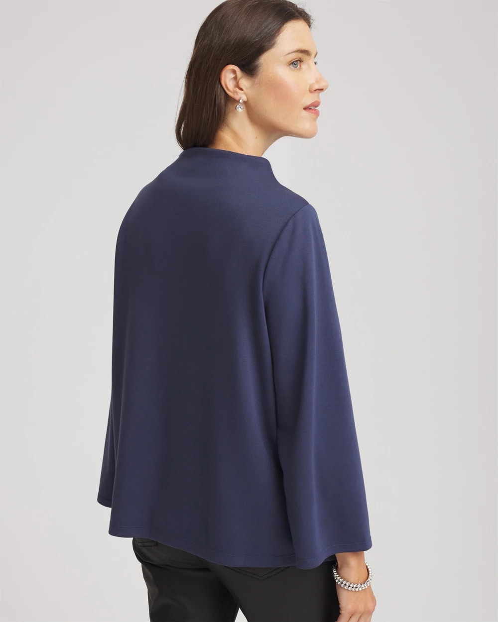 Chico's Clothing Embellished Structured Top